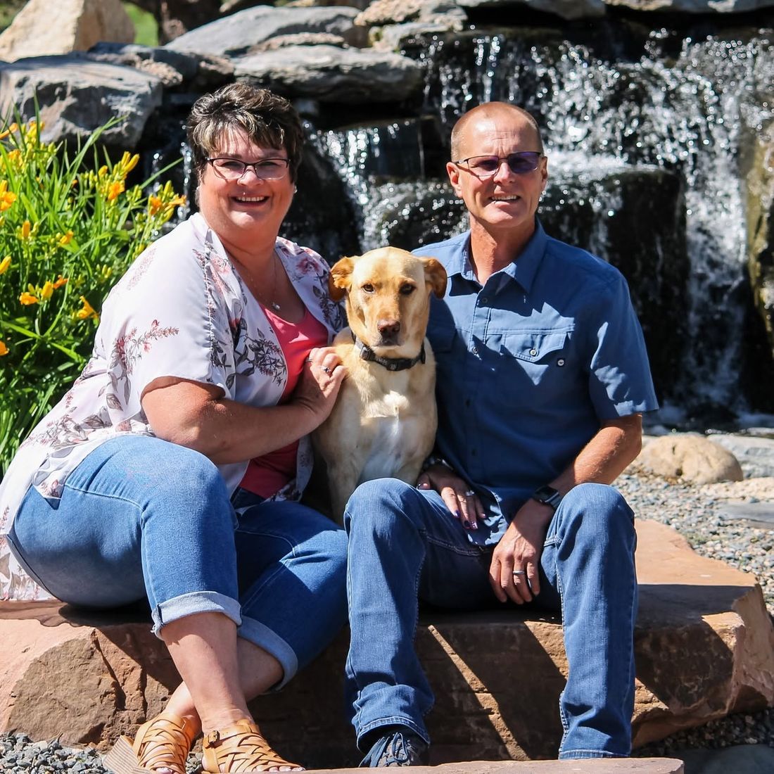 Blaine Schmidt with family